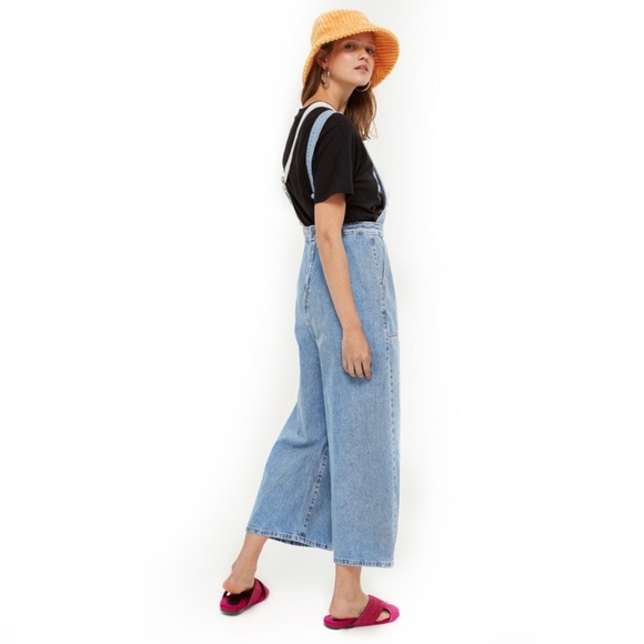topshop jeans jumpsuit